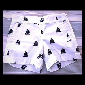 NWT J. Crew City Fit Sailboat Shorts